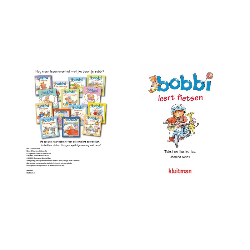 bobbi leert fietsen