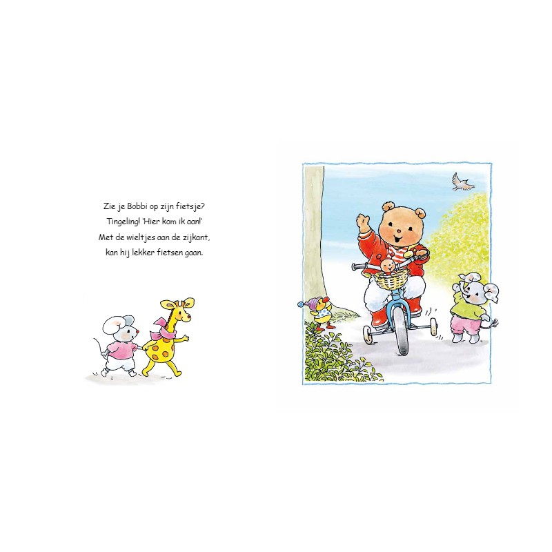bobbi leert fietsen