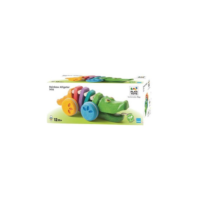 Plantoys Rainbow alligator