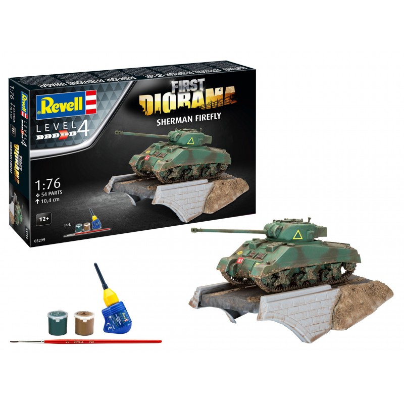 First Diorama Set - Sherman Firefly