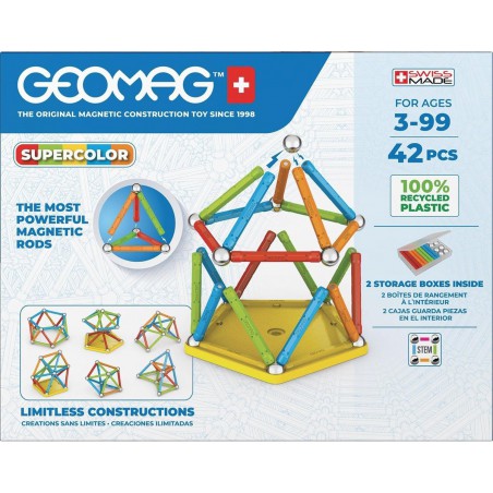 Geomag, Super color recycled 42 delig