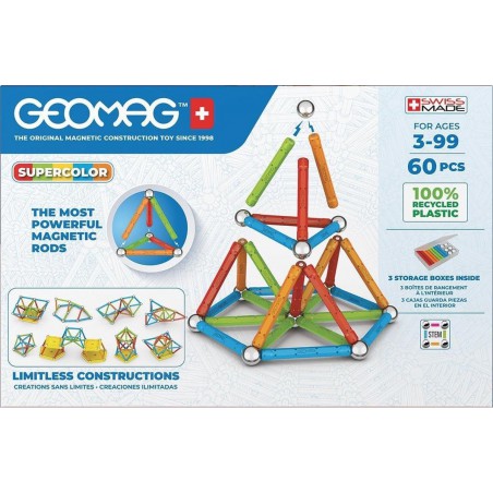 Geomag, Super color recycled 60 delig
