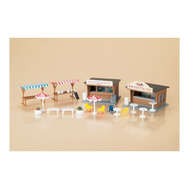Auhagen H0 Eet- en marktkramen 11352