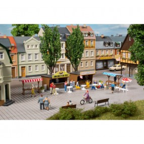 Auhagen H0 Eet- en marktkramen 11352