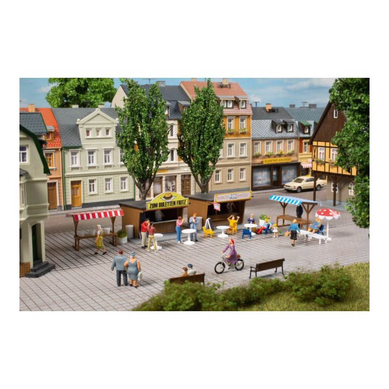 Auhagen H0 Eet- en marktkramen 11352