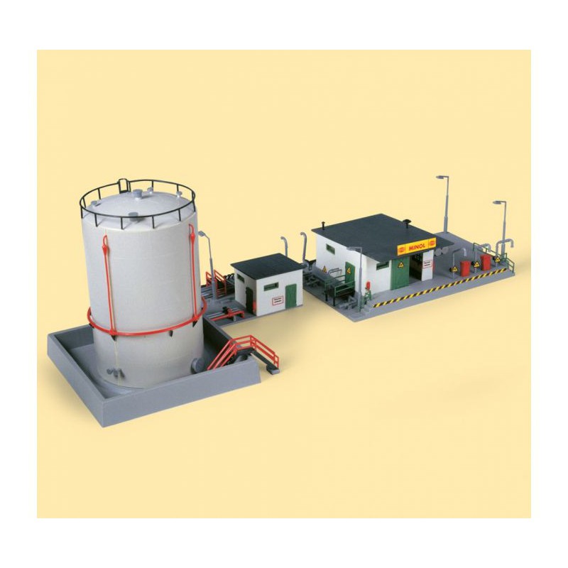 Auhagen H0 Kleine opslag met hoge tank 12264