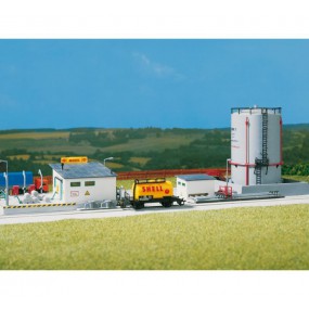 Auhagen H0 Kleine opslag met hoge tank 12264
