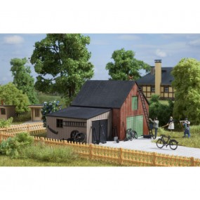 Auhagen H0 Berging met garage 11408