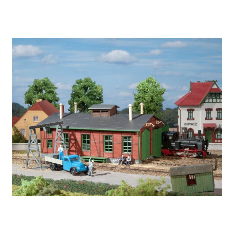 Auhagen H0 Locomotievenloods voor smalspoorbanen 11355