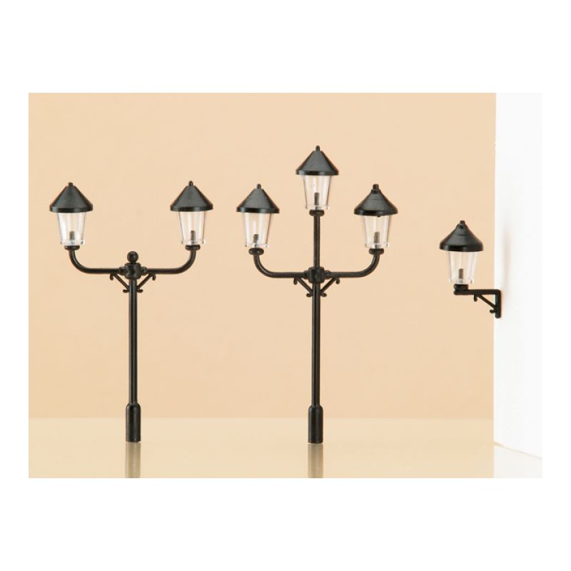 Auhagen H0 Park- en wandlantaarn dummies 42631