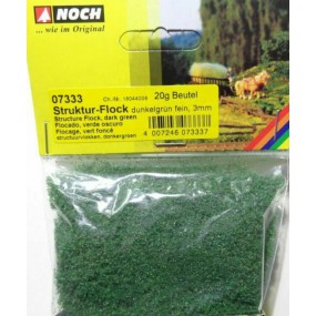 Structuur vlokken donkergroen 3 mm 20 g