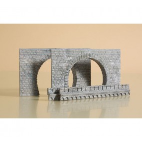 Auhagen H0 Dubbelsporige tunnelportalen 41587