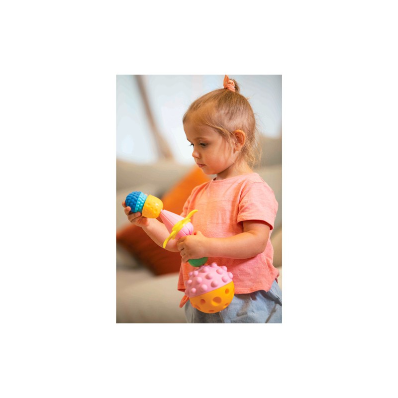 lalaboom Sensorische ballen & Educatieve kralen 12 stuks