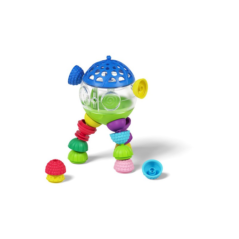 lalaboom Plonsbal en educatieve kralen 12 stuks