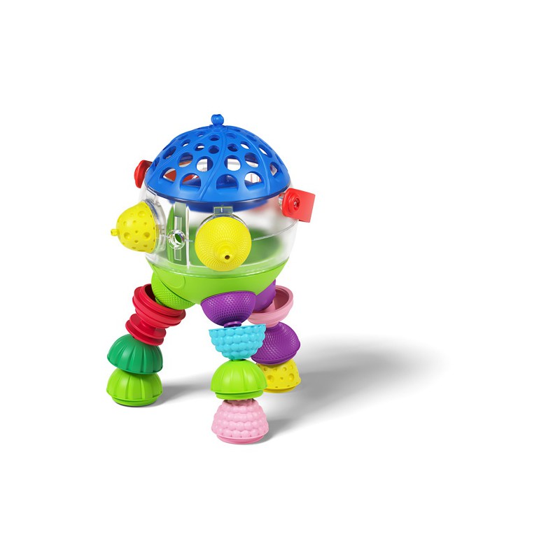 lalaboom Plonsbal en educatieve kralen 12 stuks