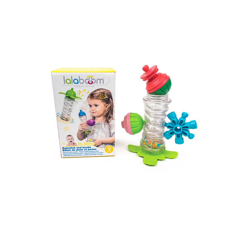 lalaboom Regenbuis en educatieve kralen 7 stuks