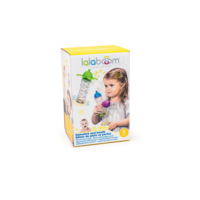 lalaboom Regenbuis en educatieve kralen 7 stuks