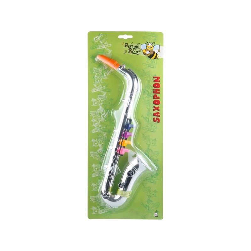 Saxofoon zilver, 36 cm,  Boogie Bee