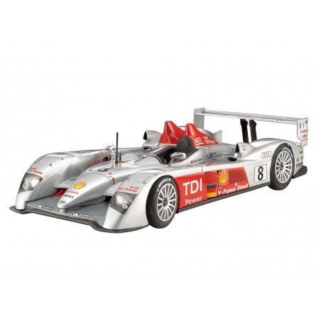 Audi R10 TDI LeMans + Diorama 3D puzzel, Revell