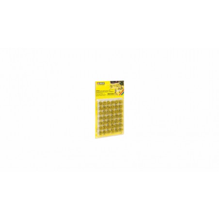 07043, Plukjes Gras Mini Set XL “bloeiend” geel geraffineerd, 42 stuks, 9 mm, Noch