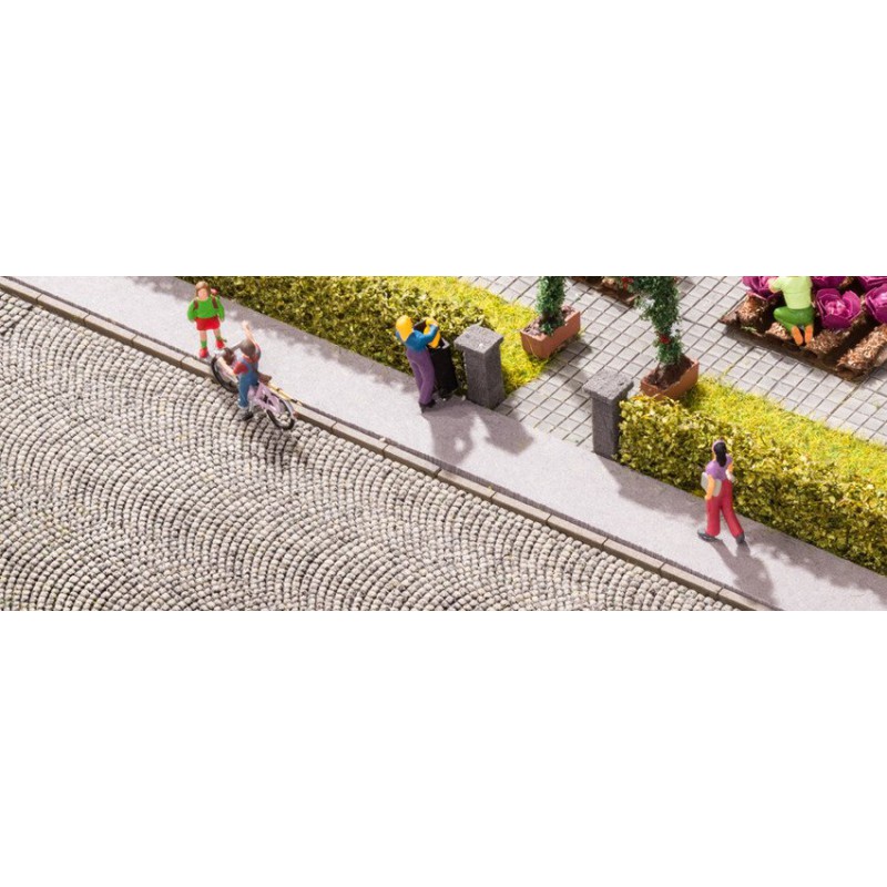 60324, Struktuur plein "Romeinse Unie" 15,5 cm breed, 21 cm lang, Noch