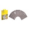 60745, Stencils voor wegmarkering 5 sjablonen, 43 tekens, Noch 60745, Stencils voor wegmarkering 5 sjablonen, 43 tekens, Noch