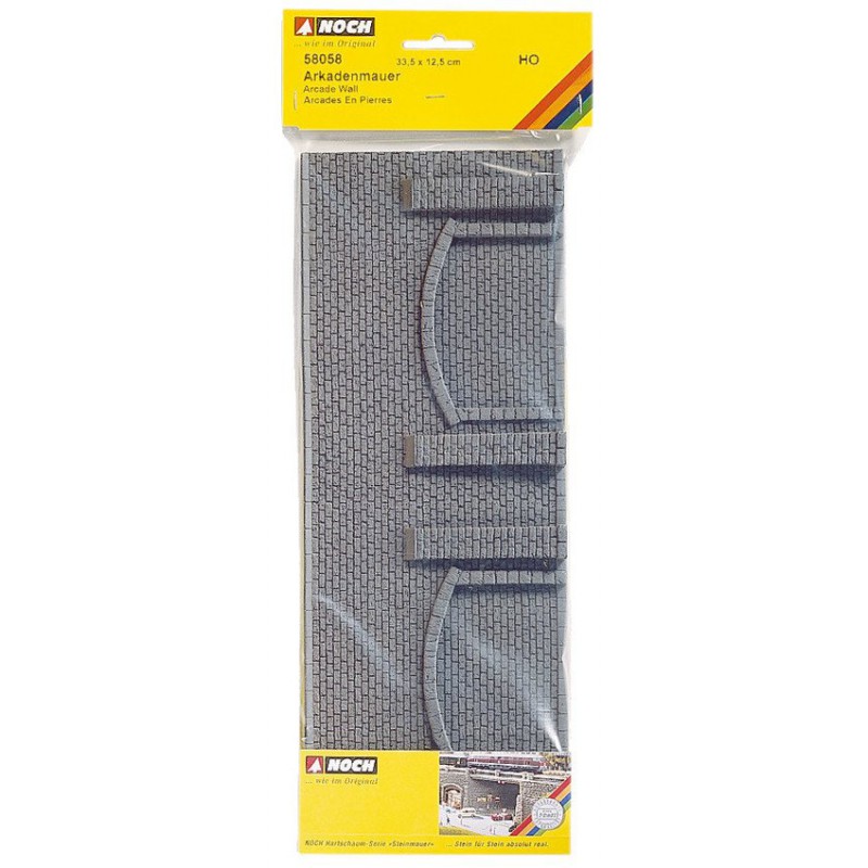 58058, Arcademuur 33,4 x 12,5 cm, Noch
