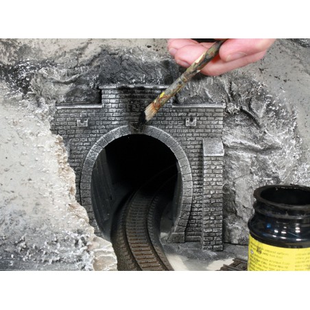 34851, Tunnel portaal 1 spoor, 3" x 3"., Noch