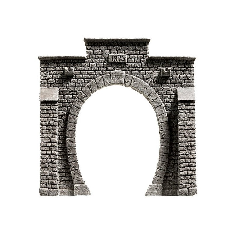 34851, Tunnel portaal 1 spoor, 3" x 3"., Noch