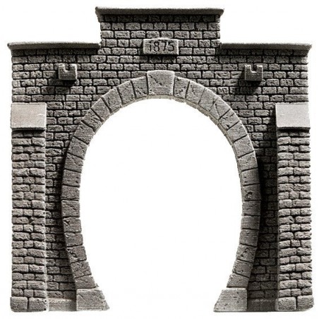 34851, Tunnel portaal 1 spoor, 3" x 3"., Noch