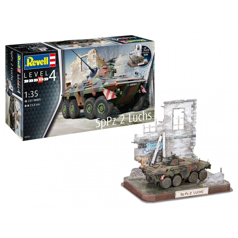 SpPz2 Lynx & 3D-puzzeldiorama, Revell