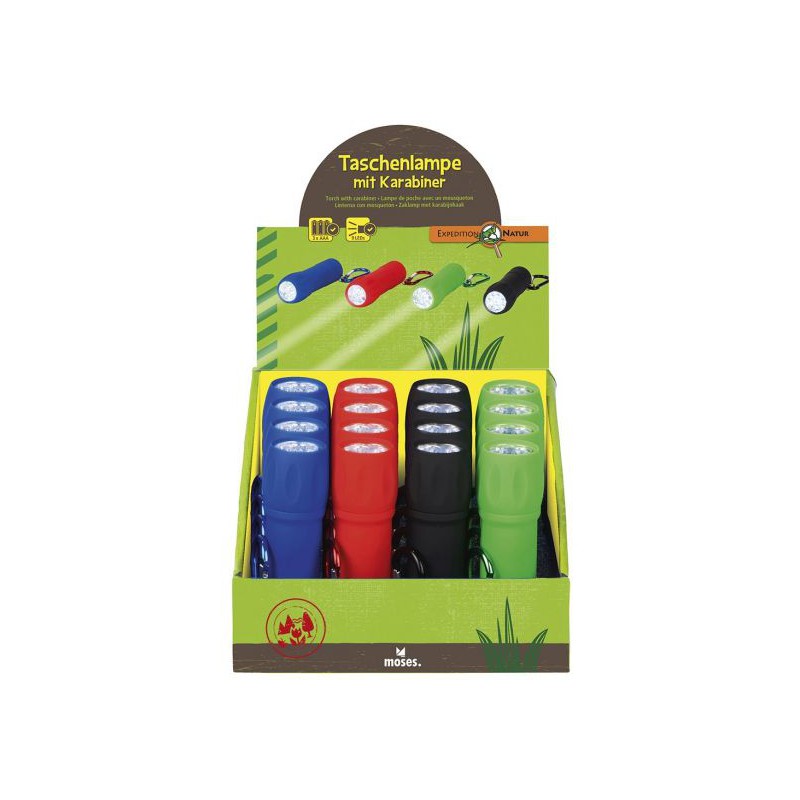 Moses, Expeditie Natuur Zaklamp met karabijnhaak