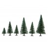 Model dennen, 25 stuks, 3.5 - 9 cm Model dennen, 25 stuks, 3.5 - 9 cm