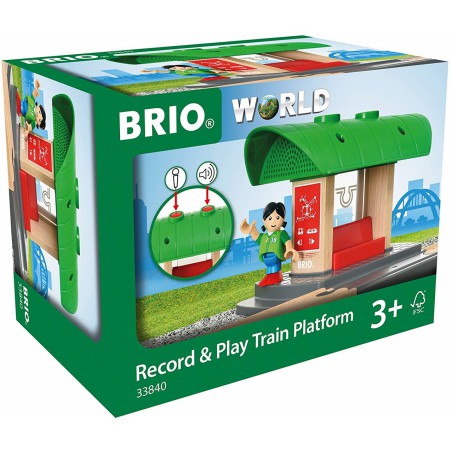 Brio Record & Play Treinstation met Opnamefunctie