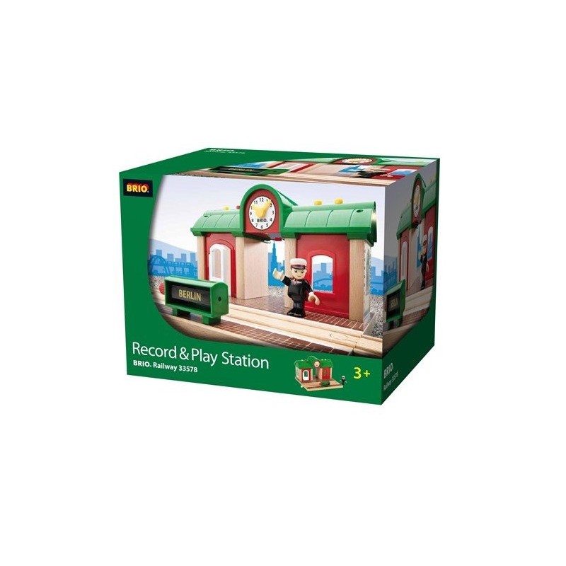 Brio Treinstation met geluidsopname functie