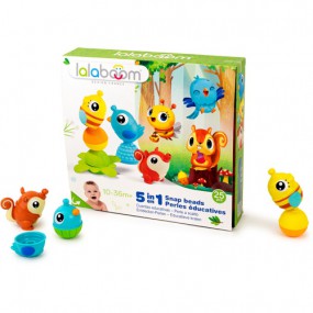 lalaboom Set dieren cadeaudoos 5in1 25 stuks