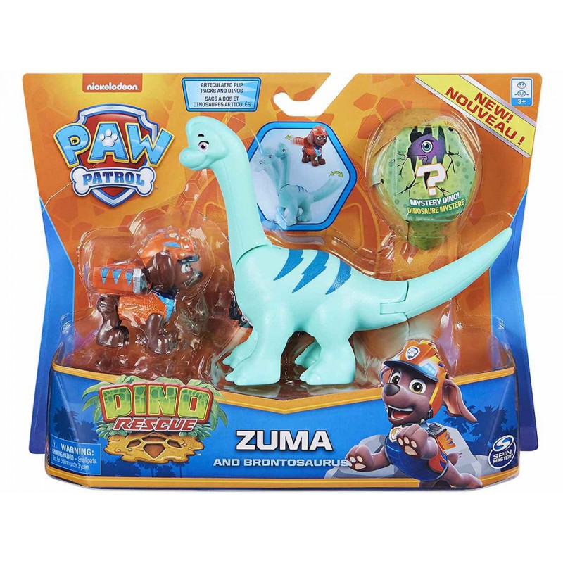 Paw Patrol - Dino Rescue Zuma and Brontosaurus