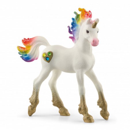 Schleich Regenboog eenhoorn veulen, 70727
