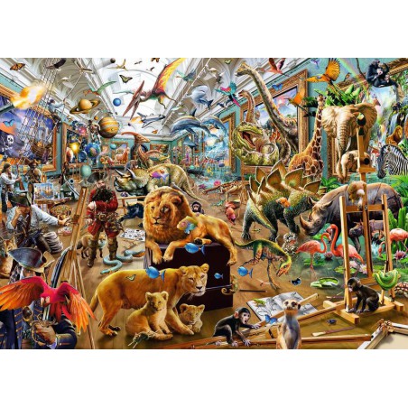 Chaos in de galerie, 1000 stukjes Ravensburger