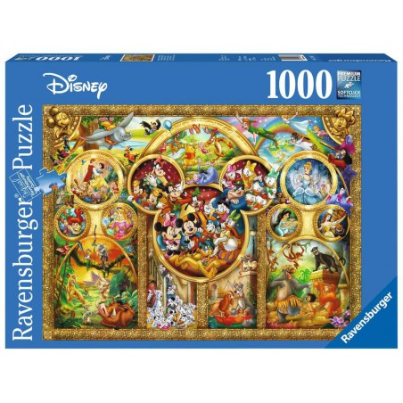 De mooiste Disney thema's, 1000 stukjes Ravensburger