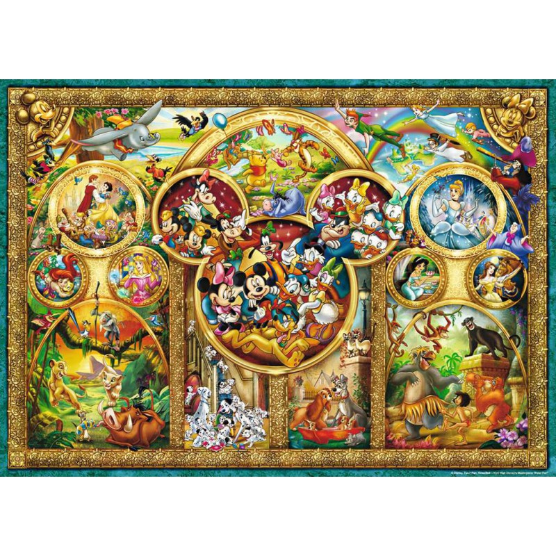 De mooiste Disney thema's, 1000 stukjes Ravensburger