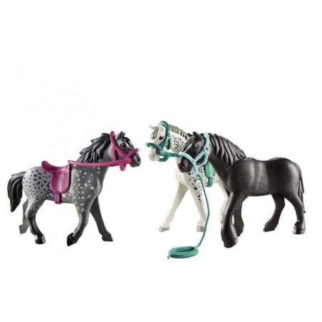 Playmobil - 3 paarden: het Friese paard, de Knabstrupper & de Andalusiër 70999