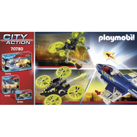 Playmobil - Politiejet: drone achtervolging 70780