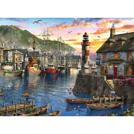 s'Ochtends bij de haven- 500 stukjes Ravensburger