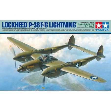 Tamiya Lockheed P-38 F/G Lightning - 1:48