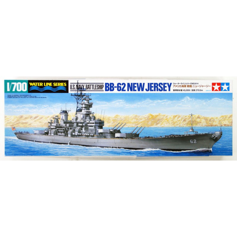 Tamiya BB-62 New Jersey - 1:700