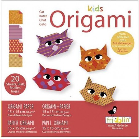 Fridolin Kids Origami Kat 15*15