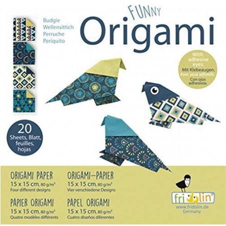 Fridolin Funny Origami Parkiet 15*15