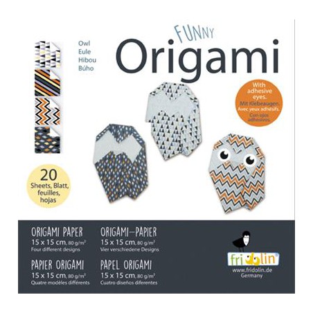 Fridolin Funny Origami Uil 15*15
