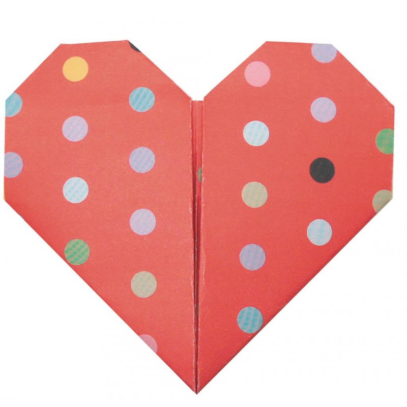 Fridolin Funny Origami Harten 15*15